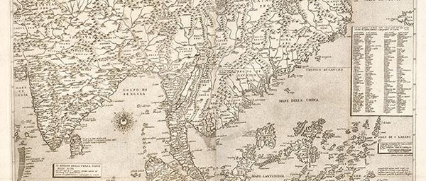 26期~来自威尼斯共和国的水墨山水——记意大利制图大师加斯塔尔迪和他的《亚洲地图》